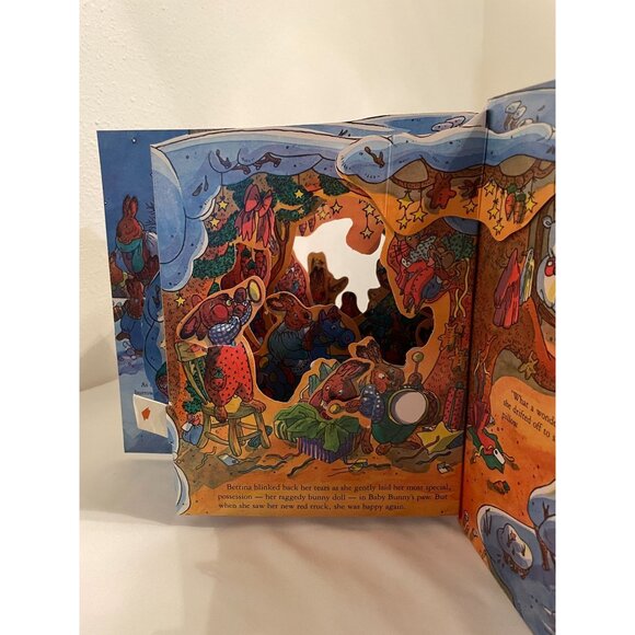 Vintage - The Bunnies' Christmas Eve A Peek-Through Pop-Up Book - Picture 7 of 10